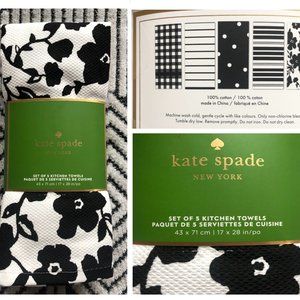 Kate Spade 5 pk Kitchen Dish Towels